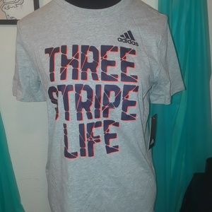 adidas Tops - ADIDAS T SHIRT GREY adidas Tops - ADIDAS T SHIRT GREY